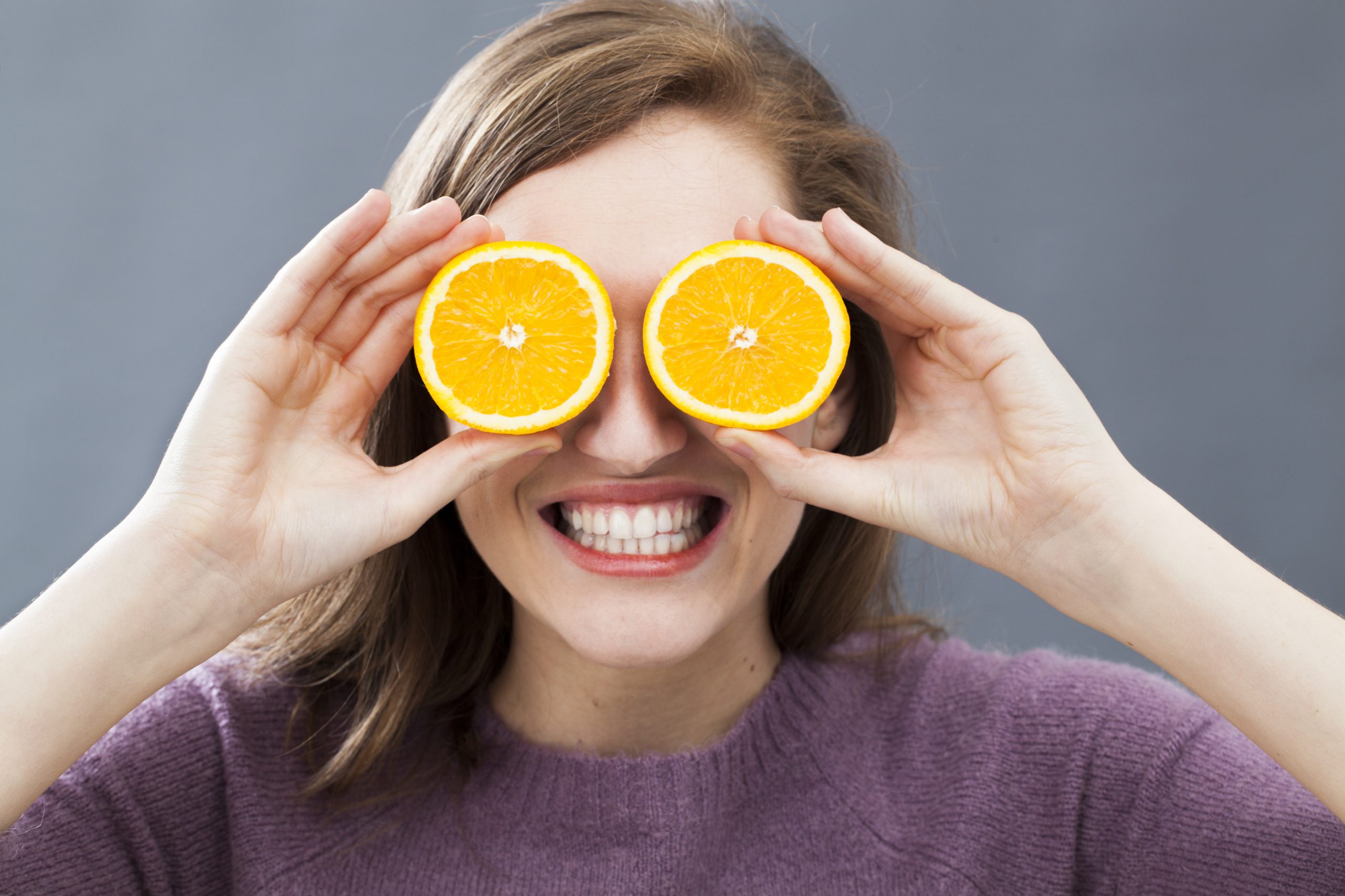 healthy eyes with fruits usage