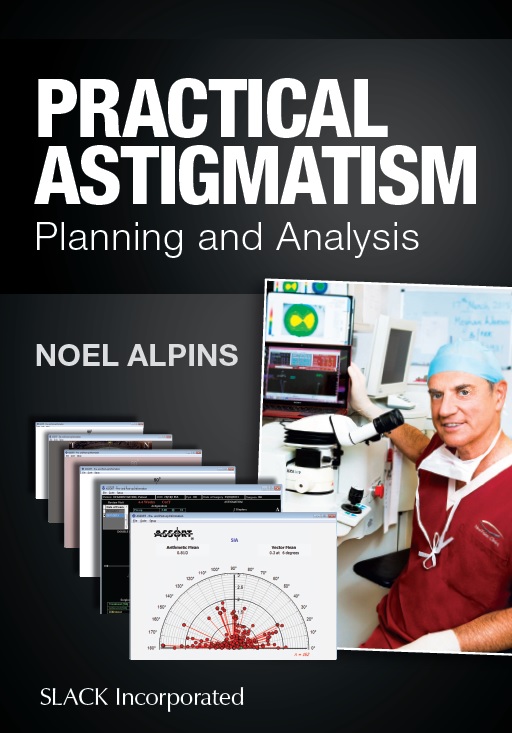 Dr Noel Alpins book cover practical astigmatism